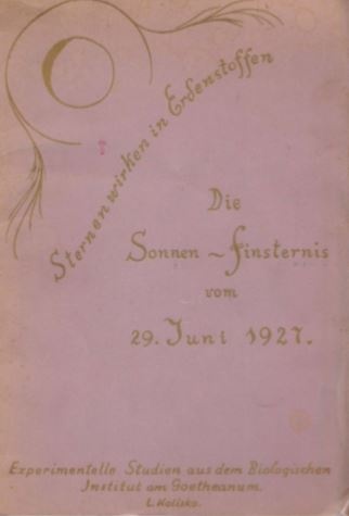 Die Sonnenfinsternis 1927